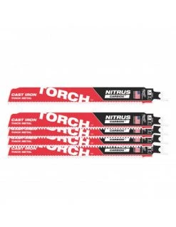 Lame Scie Sabre TCT Torch Nitrus 230 (x5) | 48005562 - Milwaukee | IFD Outillage