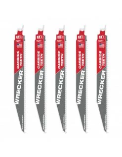 Lame Scie Sabre TCT WRECKER 230/6T (x5) | 48005542 - Milwaukee | IFD Outillage