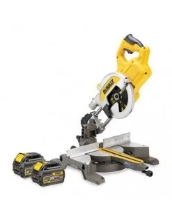 Scie à Onglets Radiale XR FLEXVOLT 54V 2Ah Li-Ion Brushless 216mm - 2 Batteries - DCS777T2 - Dewalt | IFD Outillage