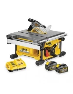 Scie à Table XR FLEXVOLT 54V 2Ah Li-Ion Brushless 210mm - 2 Batteries - DCS7485T2 - Dewalt | IFD Outillage