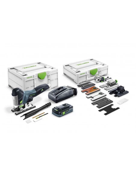 Scie Sauteuse Sans Fil PSC 420 HPC 4,0 EBI-Set CARVEX | 576523 - Festool | IFD Outillage
